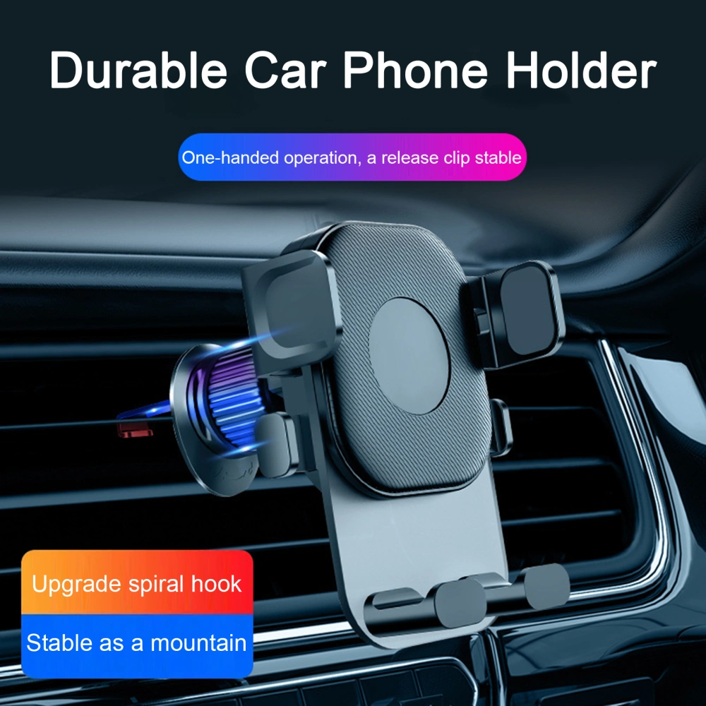 Stable Car Phone Holder with Gravity Sensing Navigation Multifunctional Support Rack for Easy And Secure Mobile Phone Mounting