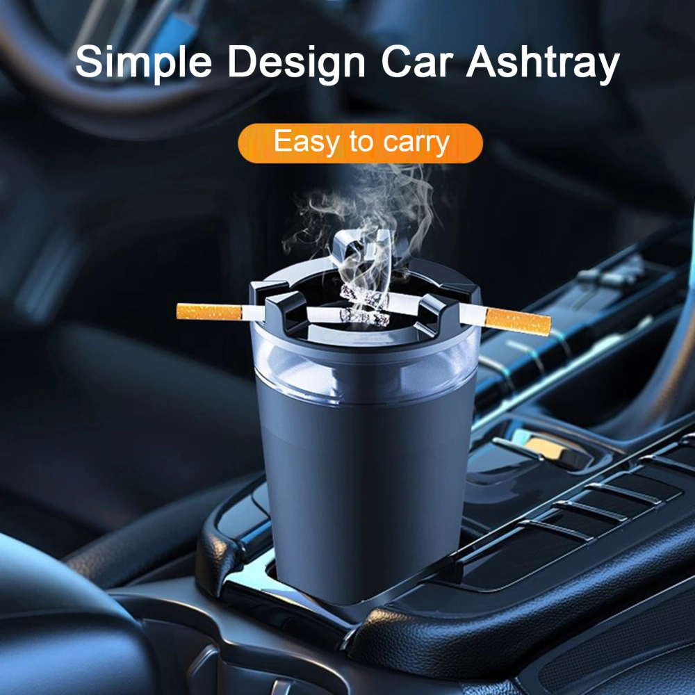 Creative Car Ashtray with Water Tank Multifunctional Portable Men's Ash Cup Small Size Practical Car Ashtray