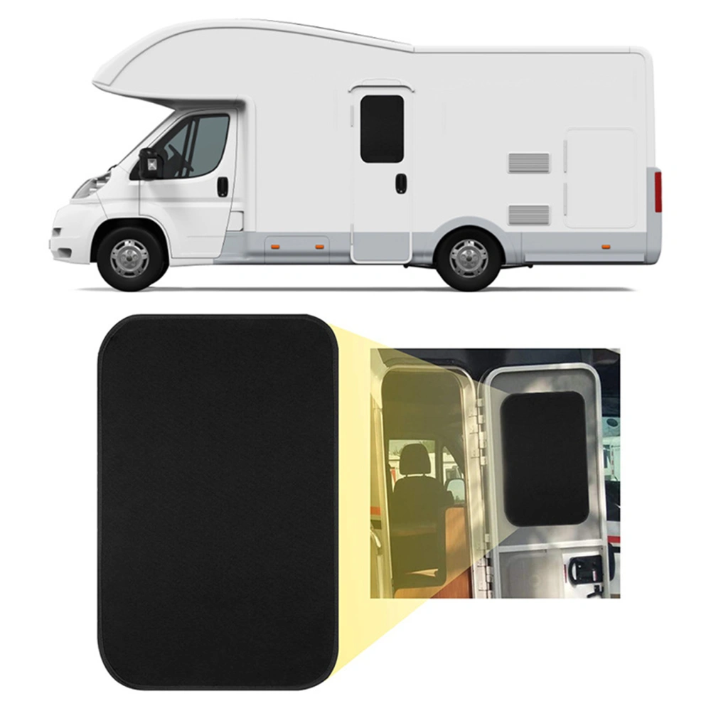 RV Door Window Shade Cover UV-Resistant Waterproof Simple Installation UV Rays Protection Side Door Window Shade Cover