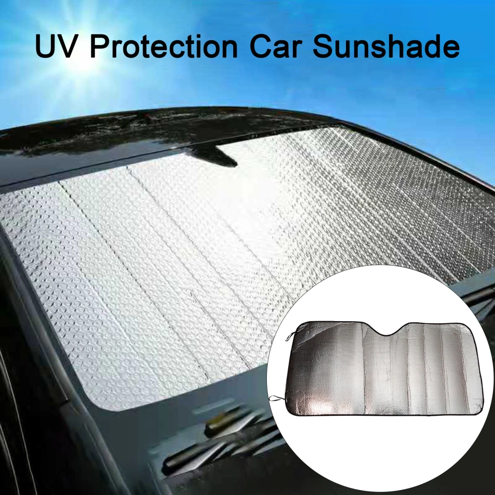 Car Windshield Sun Shade Thicken Double-Sided Available UV Protection Folding Auto Front Window Sunshade Visor Cover Car Accessories 