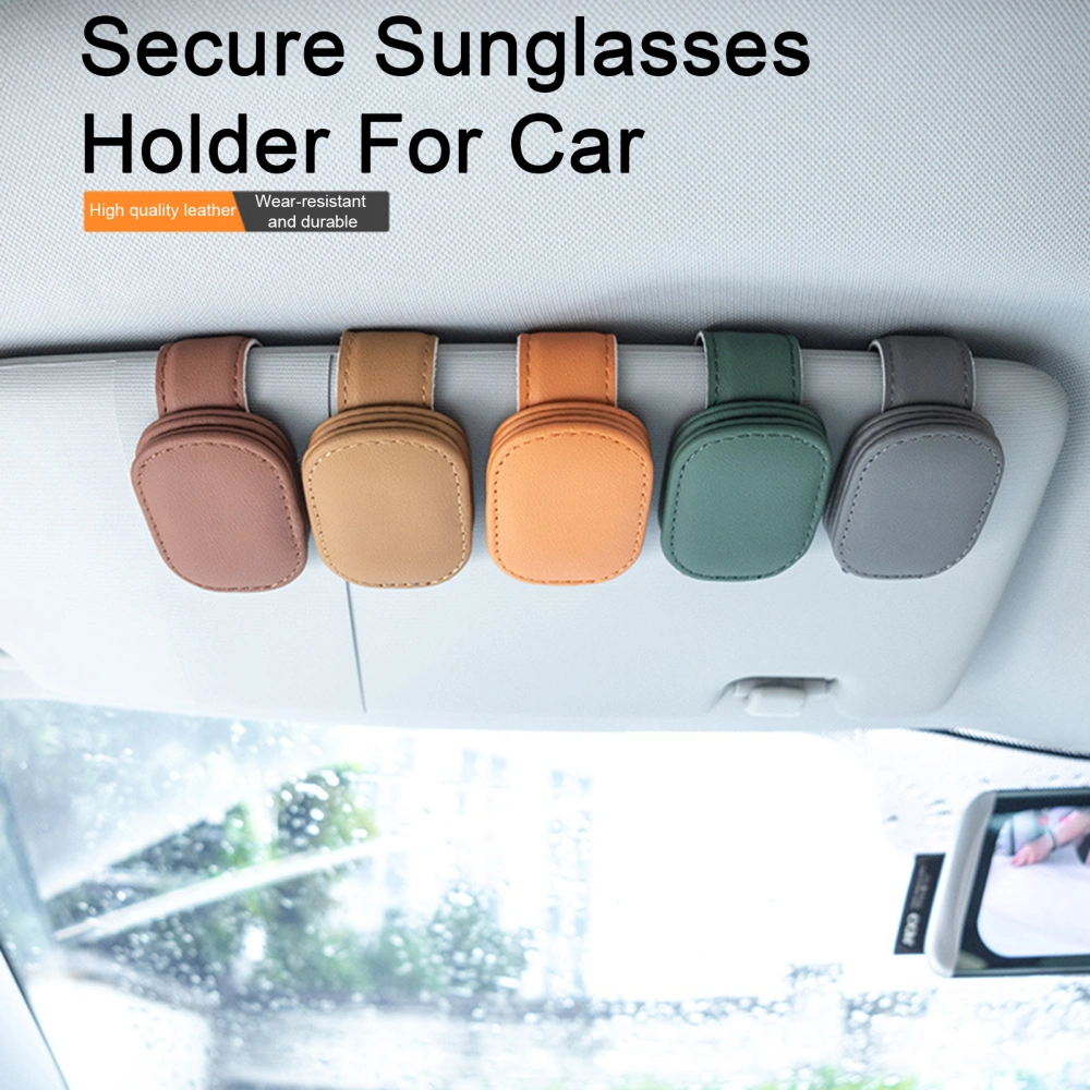 Car Sunglasses Holder with Magnetic Adsorption Secure And Convenient Auto Travel Organizer Car Accessories