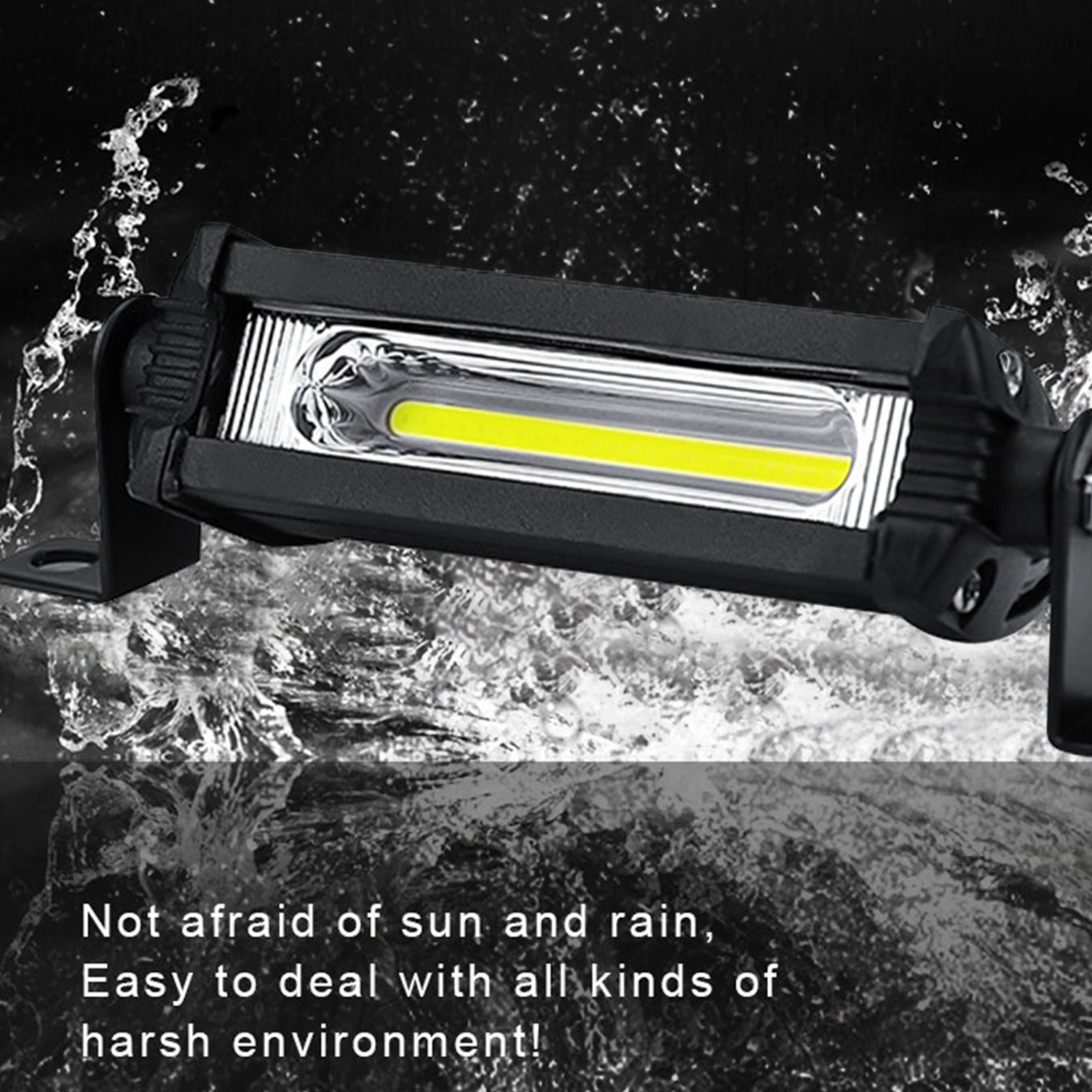 9W 12V-24V LED Bar Offroad Sportlight COB Mini Small Single Row Spotlight Daytime Running Light Motorbike Auxiliary Light
