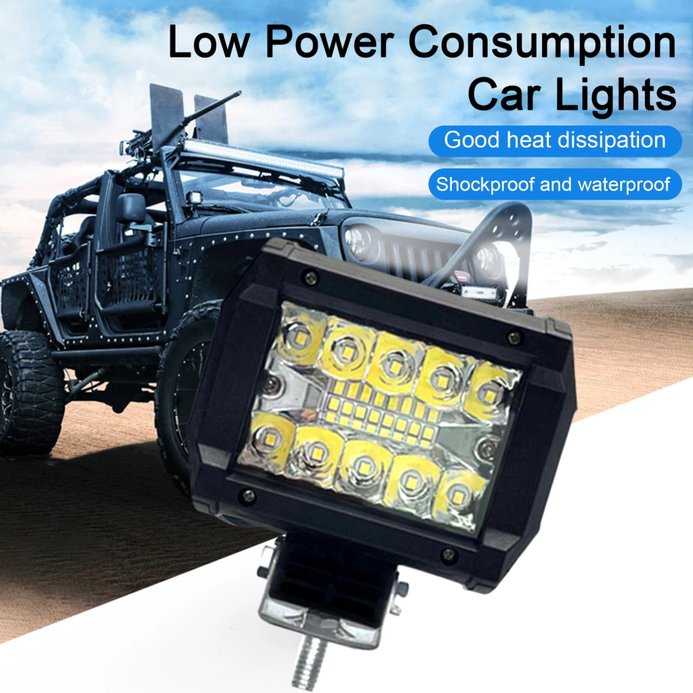 Car Spotlight Flood Beam LED Work Light Super Bright Waterproof Low-power Consumption Auto Headlight Accessories