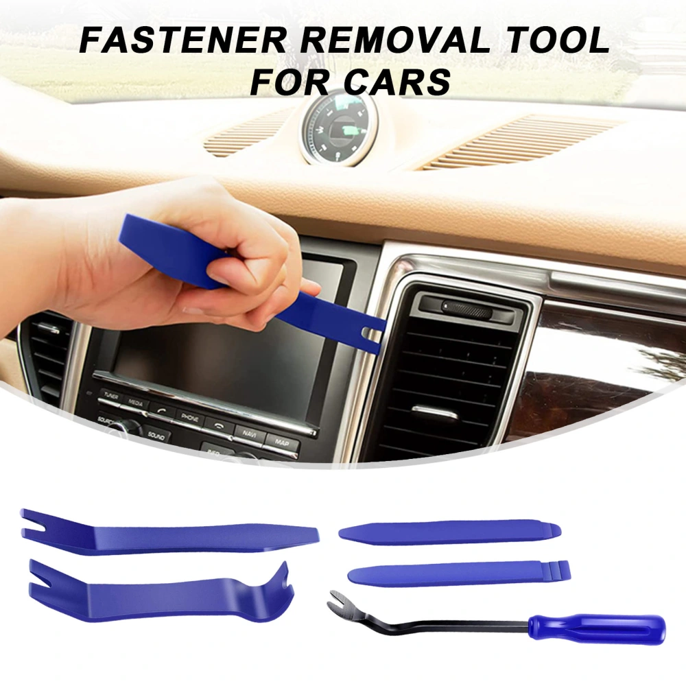 5Pcs/Set Car Trim Removal Tool Kit No-Scratch PP Material Auto Panel Door Window Fastener Tools for Cars Boats Bikes 