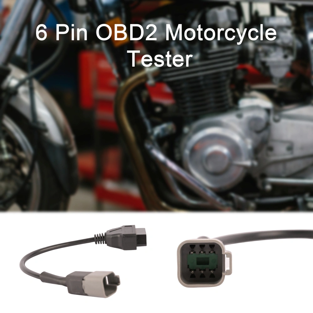 Motorcycle Tester Sensitive Plug And Play Easy to Use 12-24V Professional Multifunctional ABS 6 Pin OBD2 Diagnostic Adapter Cable for BRP ATV UTV