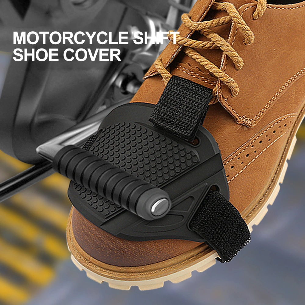 Motorcycle Gear Shift Shoe Cover Fastener Tape Design Elastic Antislip Motorcycle Shift Pad for Cycling