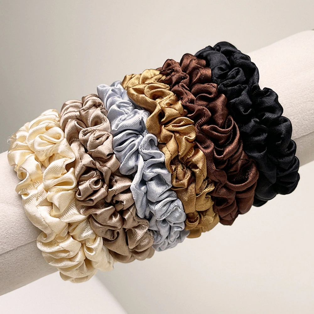 12Pcs/Set Stain Hair Circle Stylish Elastic Trendy Creative Smooth Delicate Headwear Hair Accessories