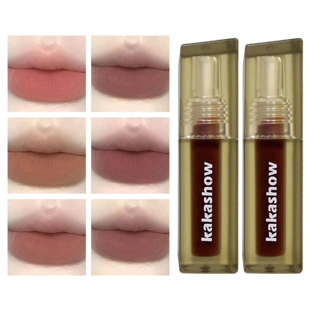 2.5g Lipstick Easy Coloring Anti-cracking No-fading Long-lasting Moisturizing Velvet Matte Women Dating Shopping Lip Gloss Girl Supply