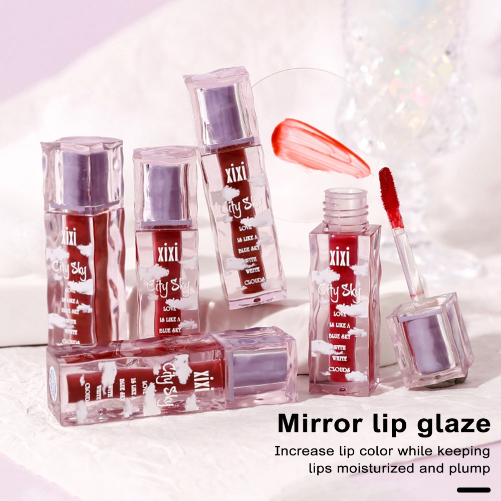 Translucent Lip Glaze Non-sticky Moisturizing Improve Complexion Hydrating Nude Makeup for Plump Lips