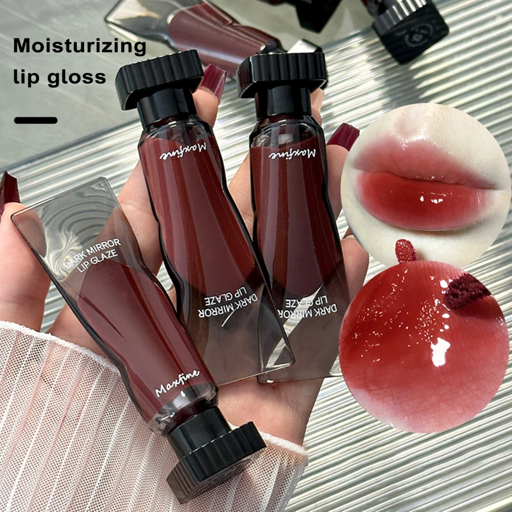 3G Lip Gloss Bright Colors Waterproof Non-sticky Moisturizing Safe Women Lip Makeup Plump Lips Glossy Mirror Effect Lip Gloss Lip Cosmetics