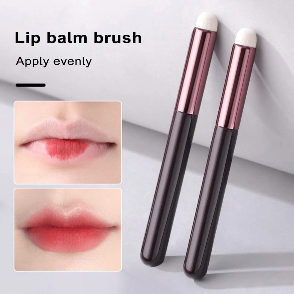 1 Set Multifunctional Lip Brush Professional Round Head Portable Unique Makeup Tool for Lips Contouring