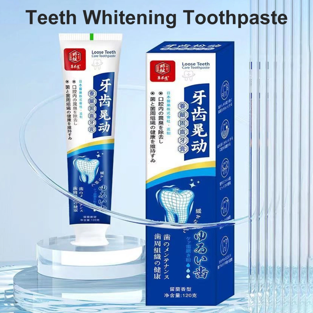 120g Repair Toothpaste Stop Teeth Bleeding Swelling Aching of Gum Prevent Tooth Decay Safe Remove Stain Deep Cleaning Whiten Adult Toothpaste