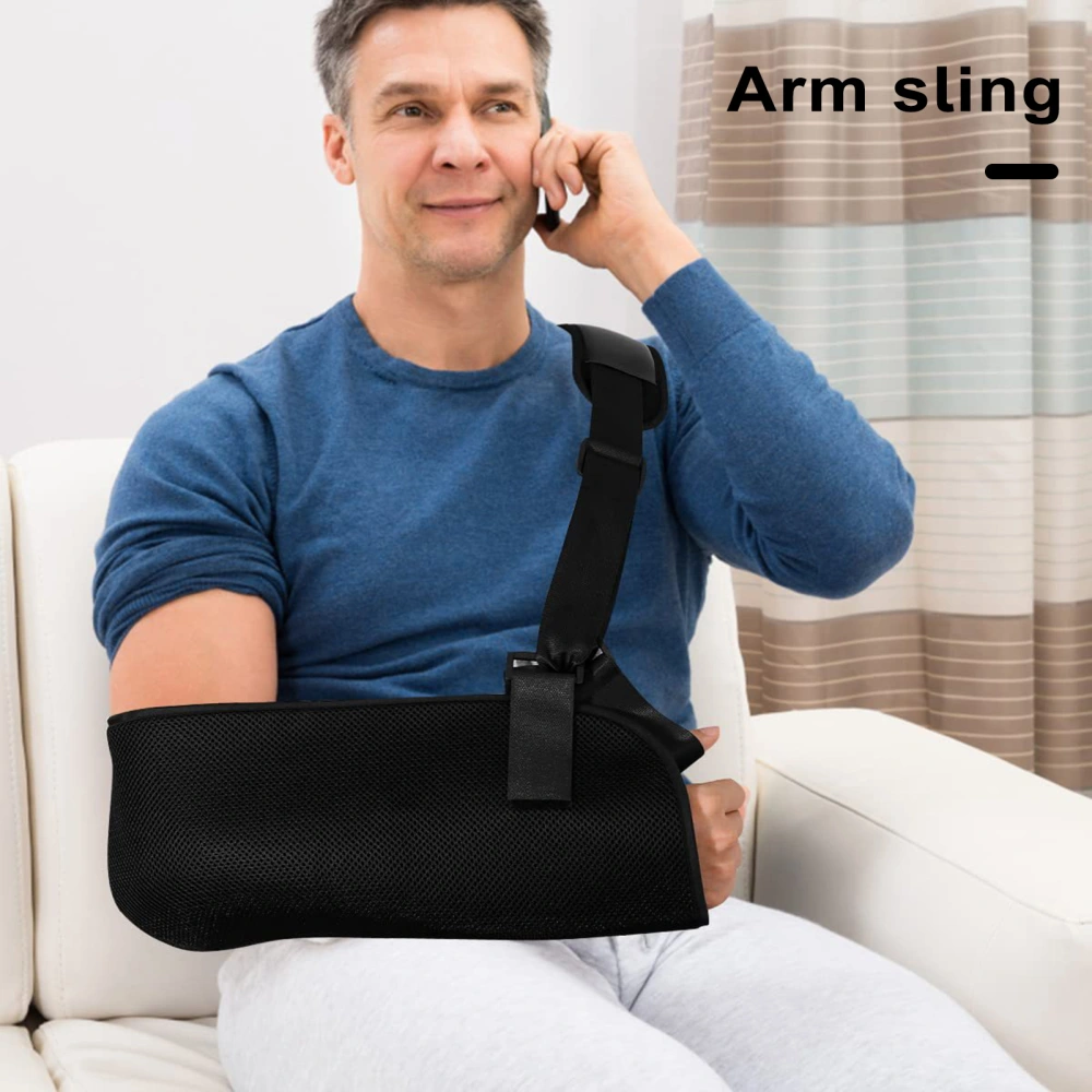 Adjustable Arm Sling Breathable Lightweight Shoulder Support Stable Soft Texture Comfortable Arm Strap