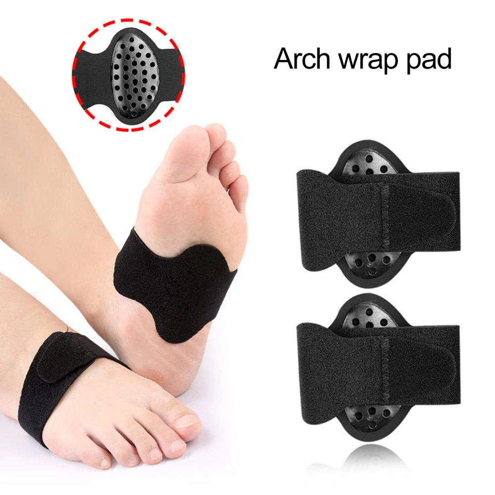 1 Pair Arch Support Foot Pads Comfortable Shock Absorption Breathable Design Arch Feet Cushion for Men Women