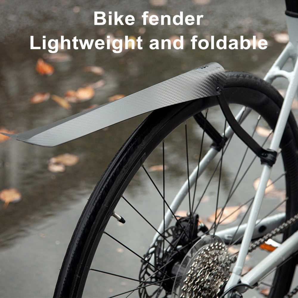 Road Bike Fender Set Lightweight Quick Release Universal Simple Installation Rear Front Bicycle Mud Guard