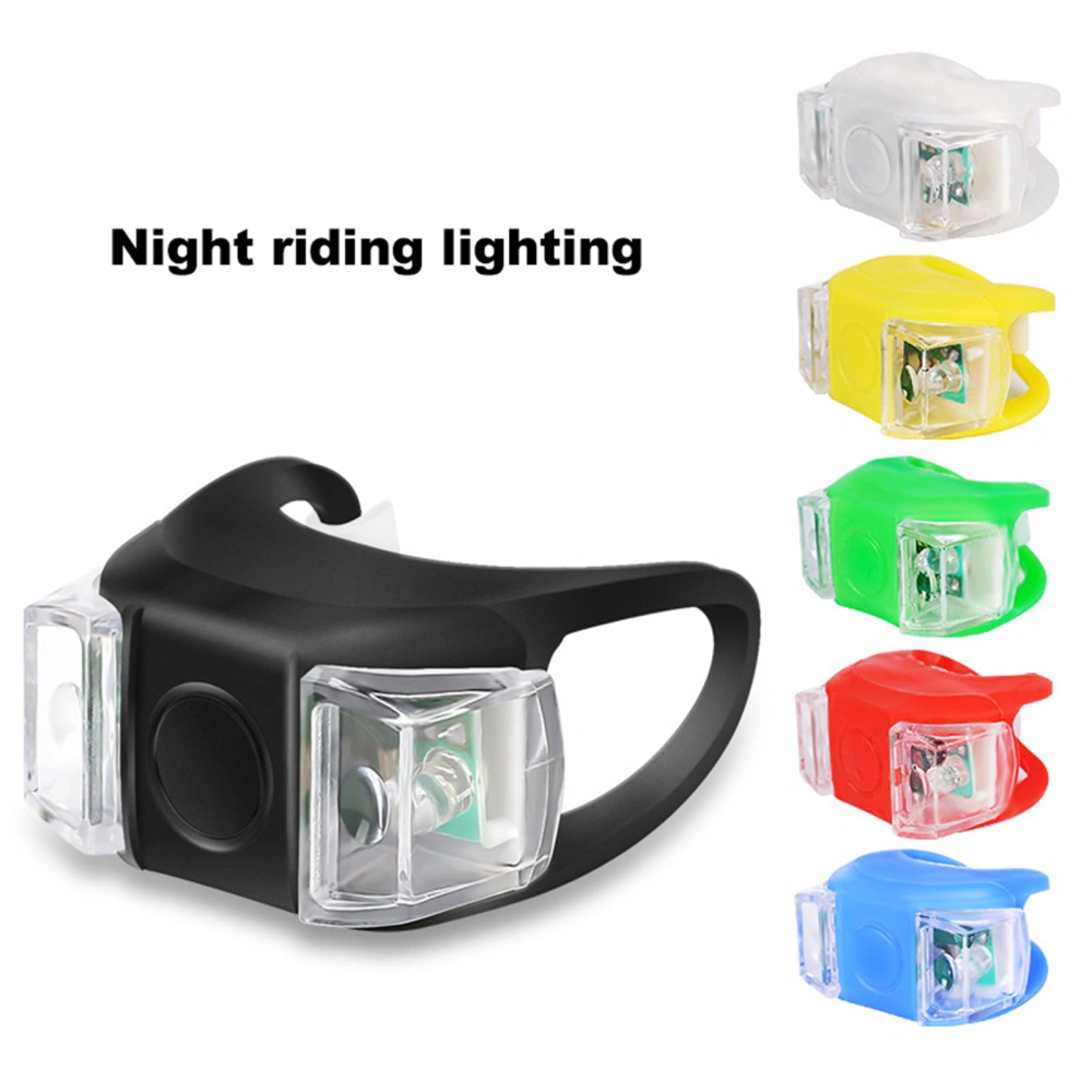 Cycling Taillight High Brightness Waterproof 2 LED Beads 3 Modes Illuminate Silicone Night Riding Frog Lights Cycling Supply