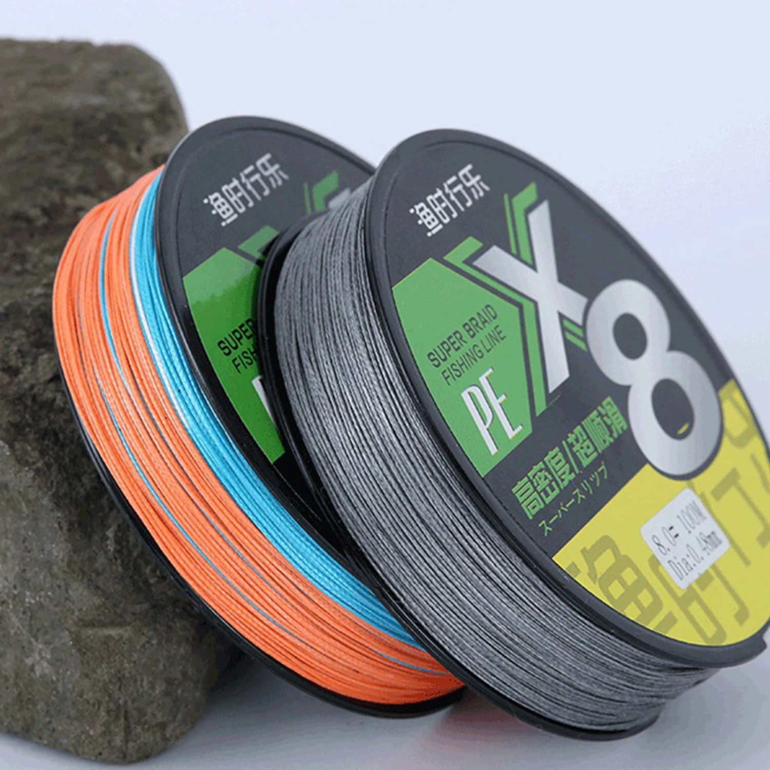1 Roll 100m/500m Fishing Line Seamless Weaving Strong Pull Smooth Angling PE 8 Braided Super Strong Lure Line Outdoor Fishing