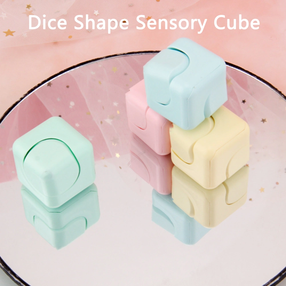 Cube Toy Smooth Edges Stable Anti-crack Brain Developing Thinking Logic Training Intellectual Development Wear Resistant Dice Shape Sensory Cube Child Toy