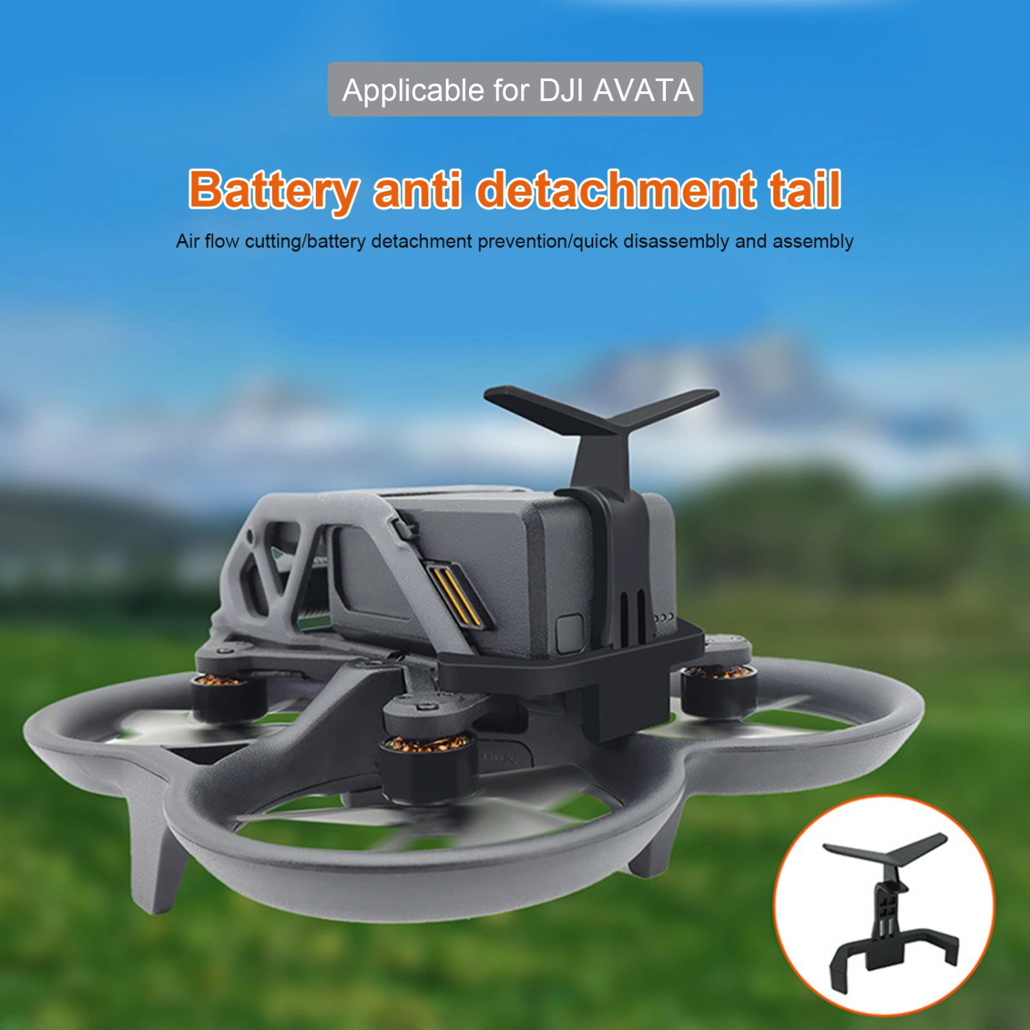 Battery Reinforcement Buckle Camera Drone Propeller Battery Reinforcement Holder Fixed for AVATA Propellers Battery Fixator Mini Drone Propeller Fixed Stabilize Drone Accessories  