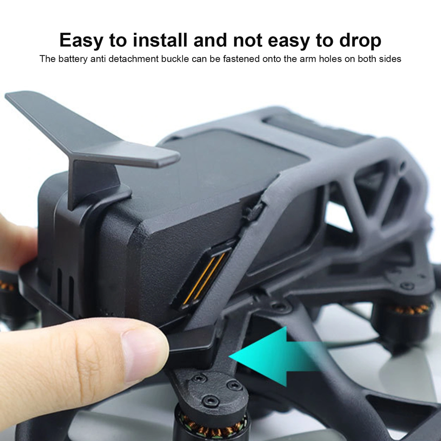 Battery Reinforcement Buckle Camera Drone Propeller Battery Reinforcement Holder Fixed for AVATA Propellers Battery Fixator Mini Drone Propeller Fixed Stabilize Drone Accessories  
