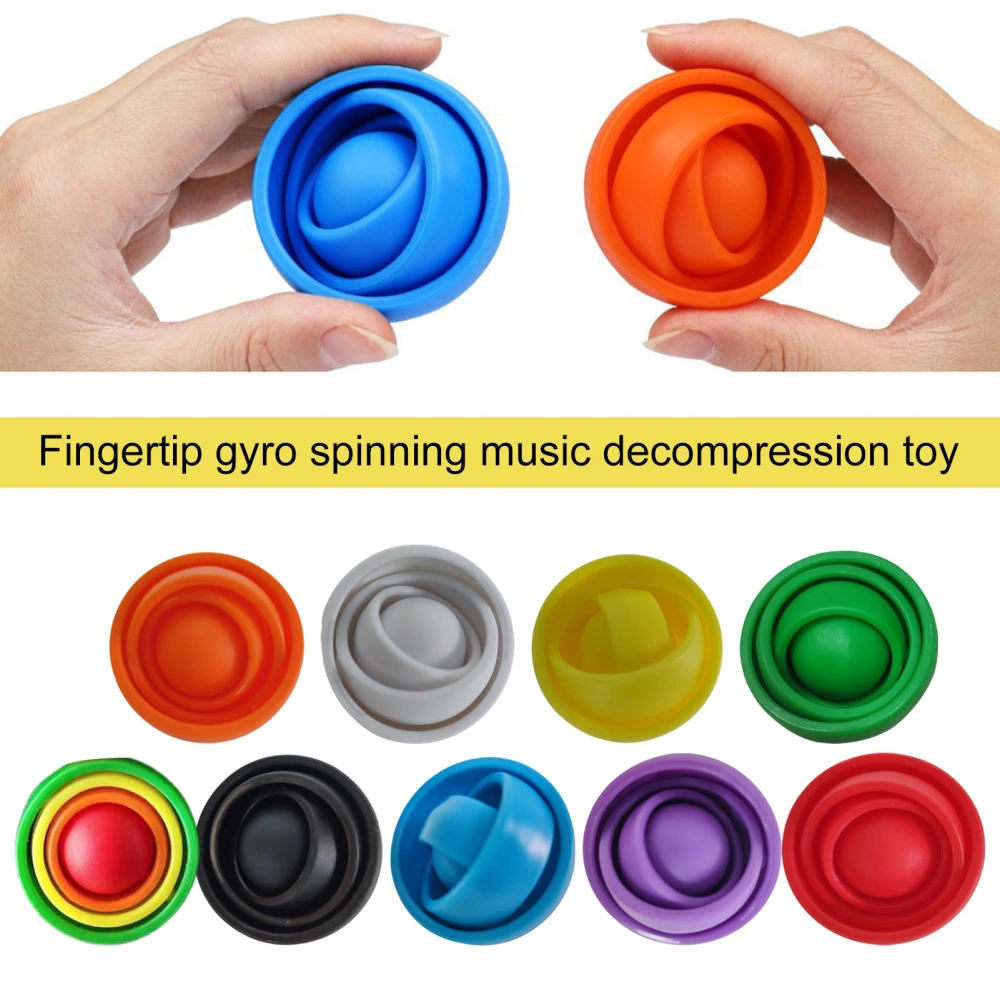 Fingertip Gyro Toy Multi-layer 360-Degree Rotatable Pocket-sized Spinning Top Decompression Novelty Toys Fidget Spinner Kids And Adults Stress Relief Toy Party Favors