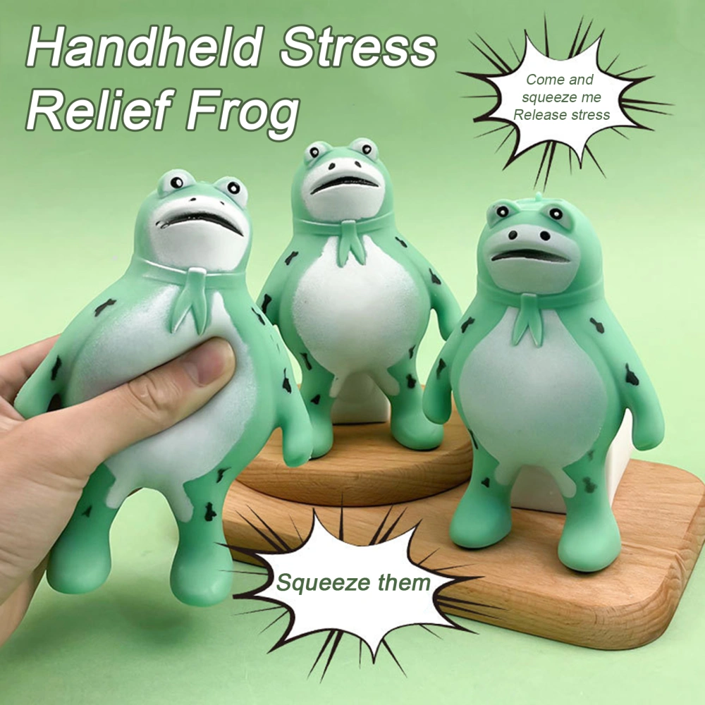 Stress Relief Frog Squeeze Toy Soft And Stretchy Decompression Toy for Kids And Adults Fun Party Favor!