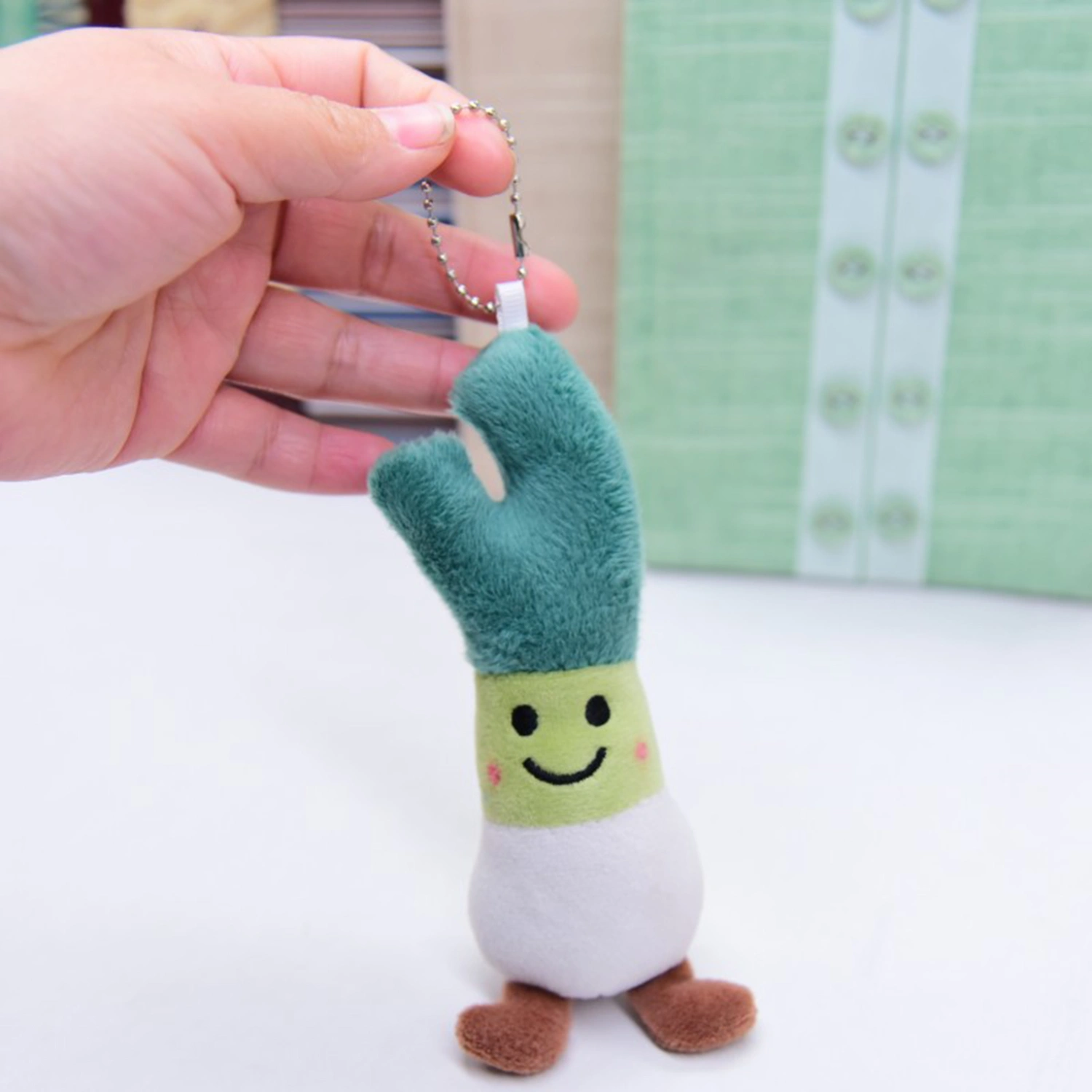 Vegetable Doll Pendant Lovely Corn Cabbage Cauliflower Scallions Plushies Hanging Ornament Fluffy Cartoon Stuffed Doll Plush Keyring Charms Bag Accessories