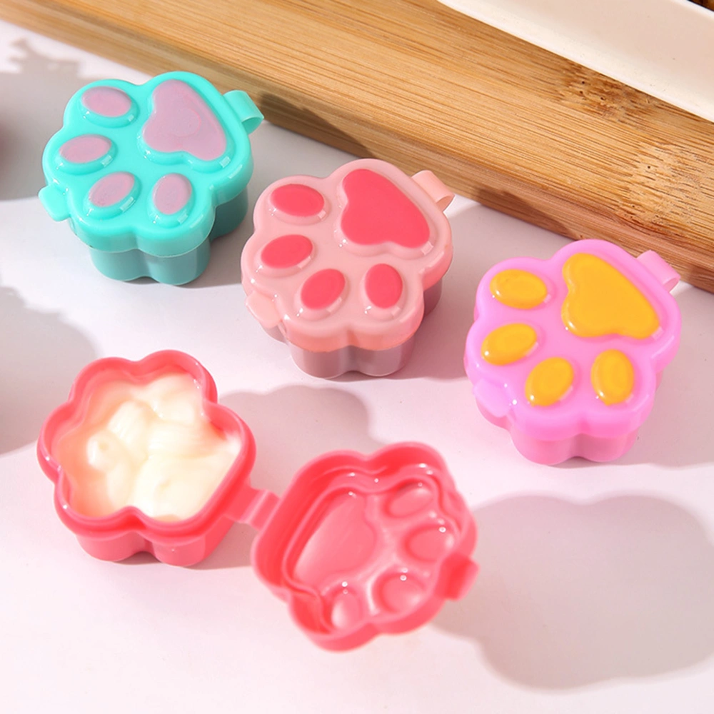 4Pcs Mini Sauce Box Flower Shape Soy Sauce Ketchup Honey Salad Dressing Container Camping Picnic Bento Box Accessories