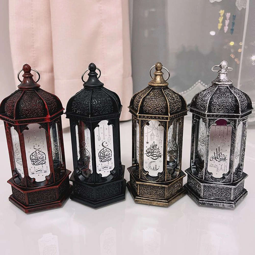 Christmas Lantern Lights Retro Glass Night Light Create Atmosphere Indoor/outdoor Decorative LED Ornaments