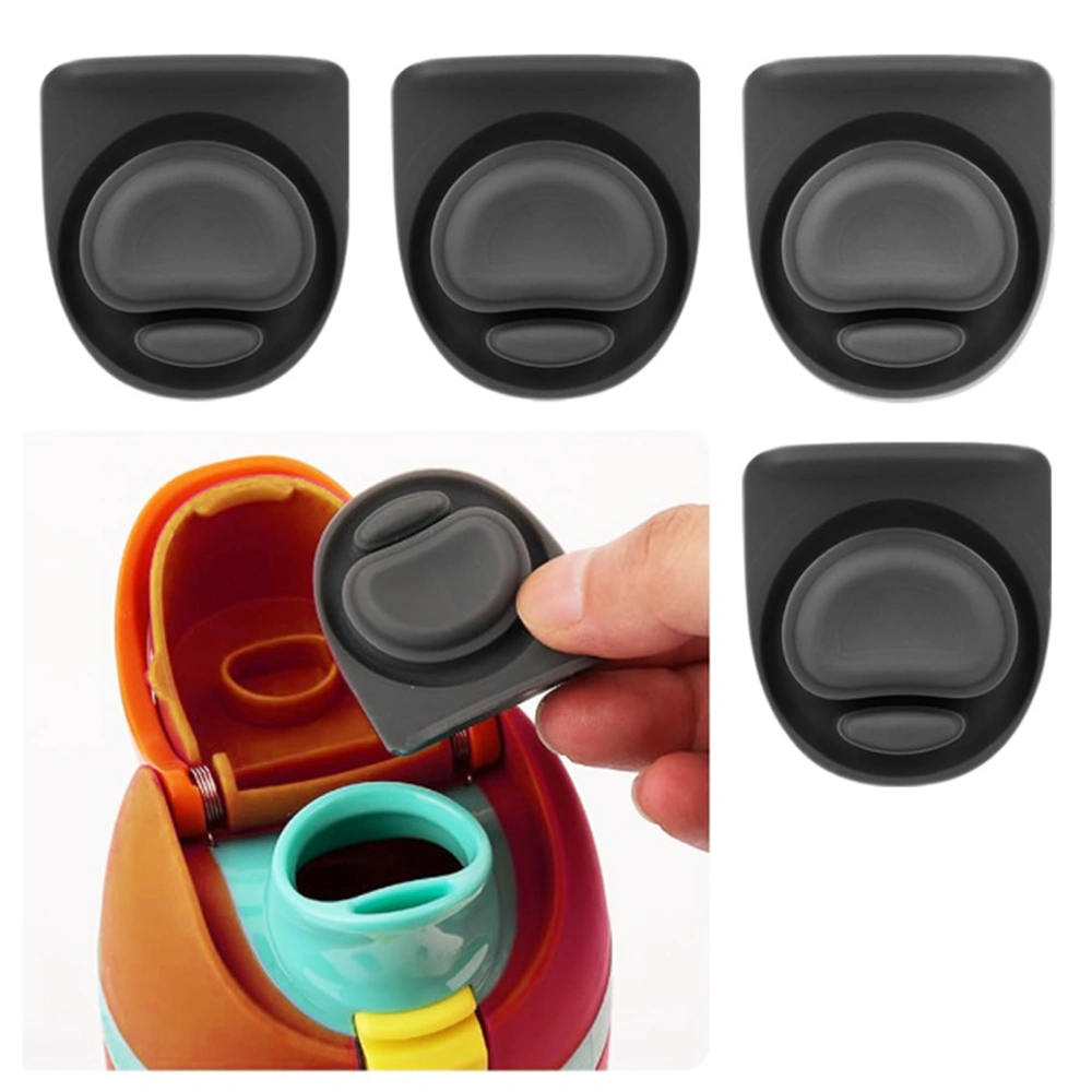 4Pcs Replacement Plug Stainless Steel Insulated Water Bottle Replacement Stopper Leak-proof Silicone Lid for Owala FreeSip