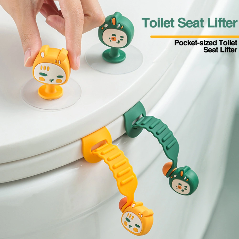 Toilet Seat Lifter Handle Cute Cartoon Toilet Seat Lid Lifter Toilet Seat Cover Lifting Handle Prevent Contact to The Toilet Bathroom Supplies