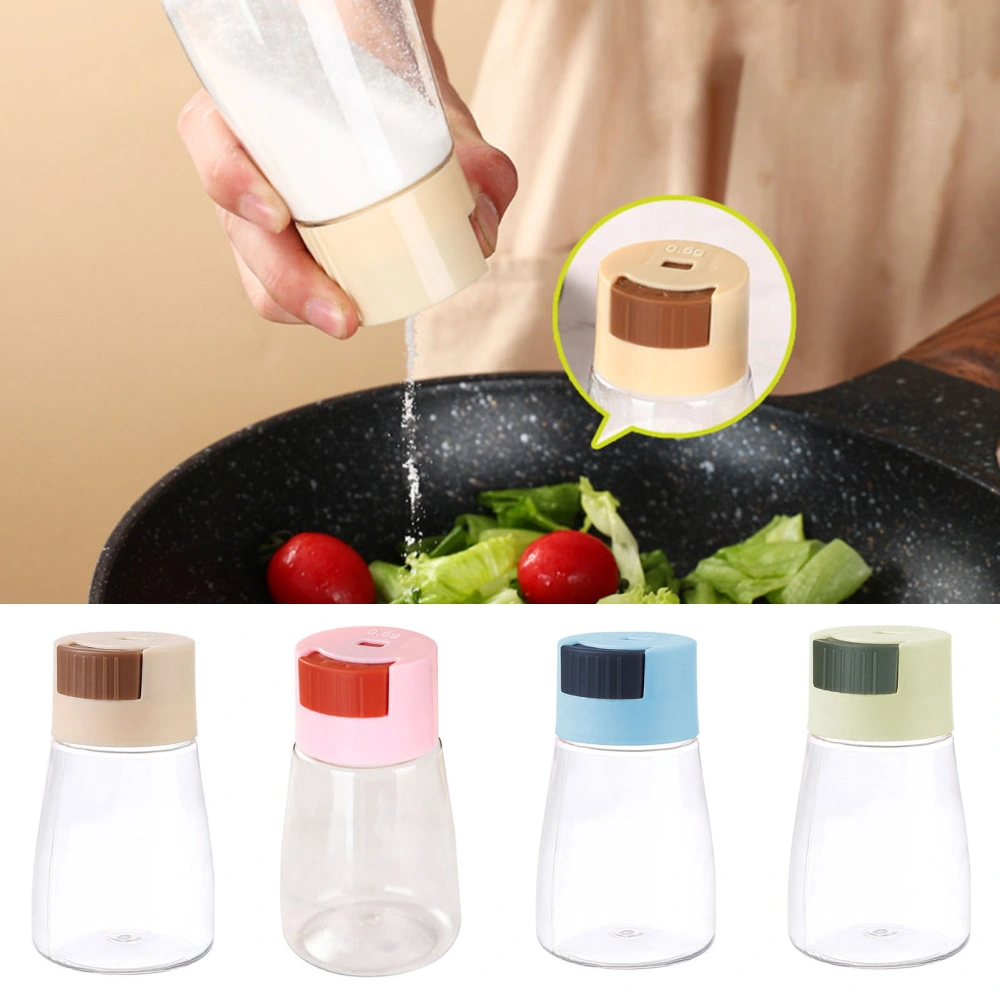 Salt Shaker Clear Precise Control Quantitative Each Press 0.5g Healthy Daily Intake Airtight Pepper Spice Dispenser Measuring Seasoning Bottle Kitchen Gadgets 