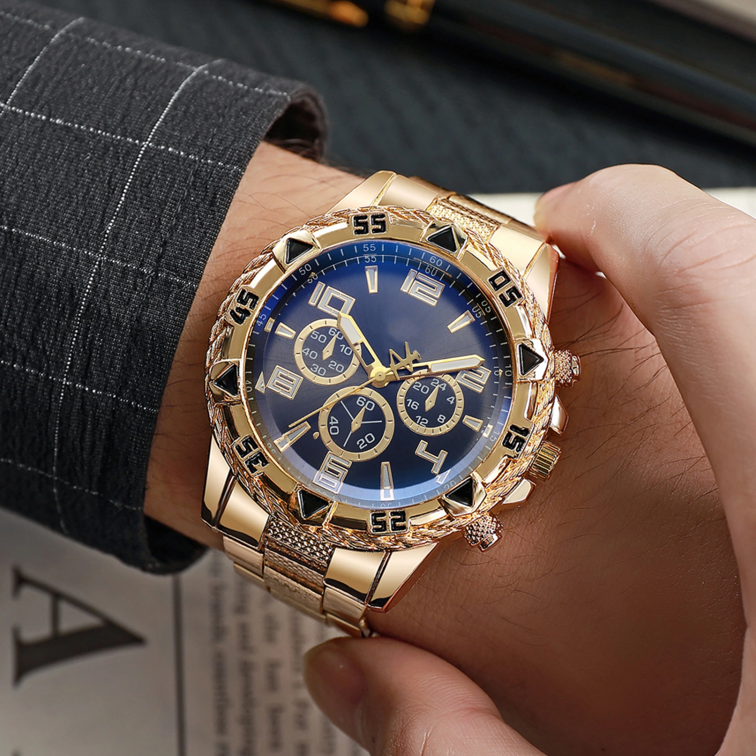 Men Business Watch Luxury Alloy Strap 3 Hand Minimalist Metal Male Dress Quartz Watch Fashion Jewelry Birthday Gift 