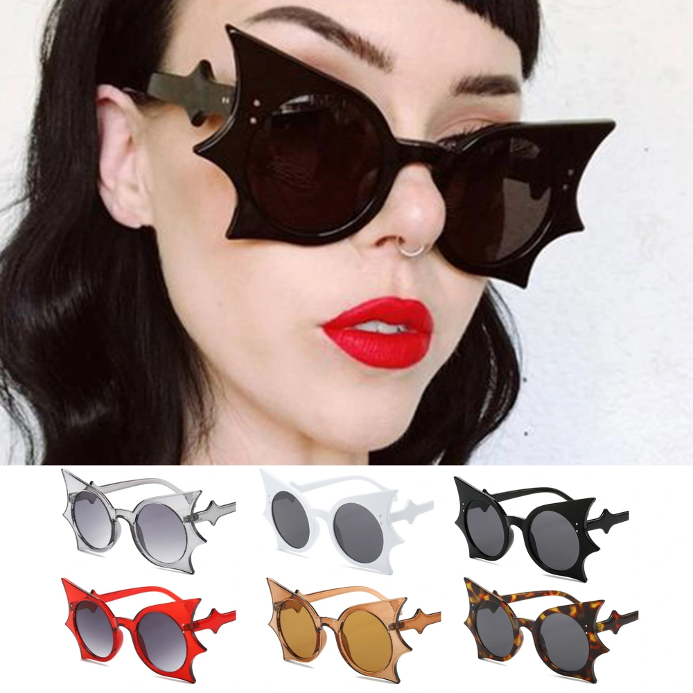 1 Pair Unisex Retro Bat Shape Sunglasses Women Men Punk Eyewear Hip Hop Style Funny Sun Glasses Fashion Accessories