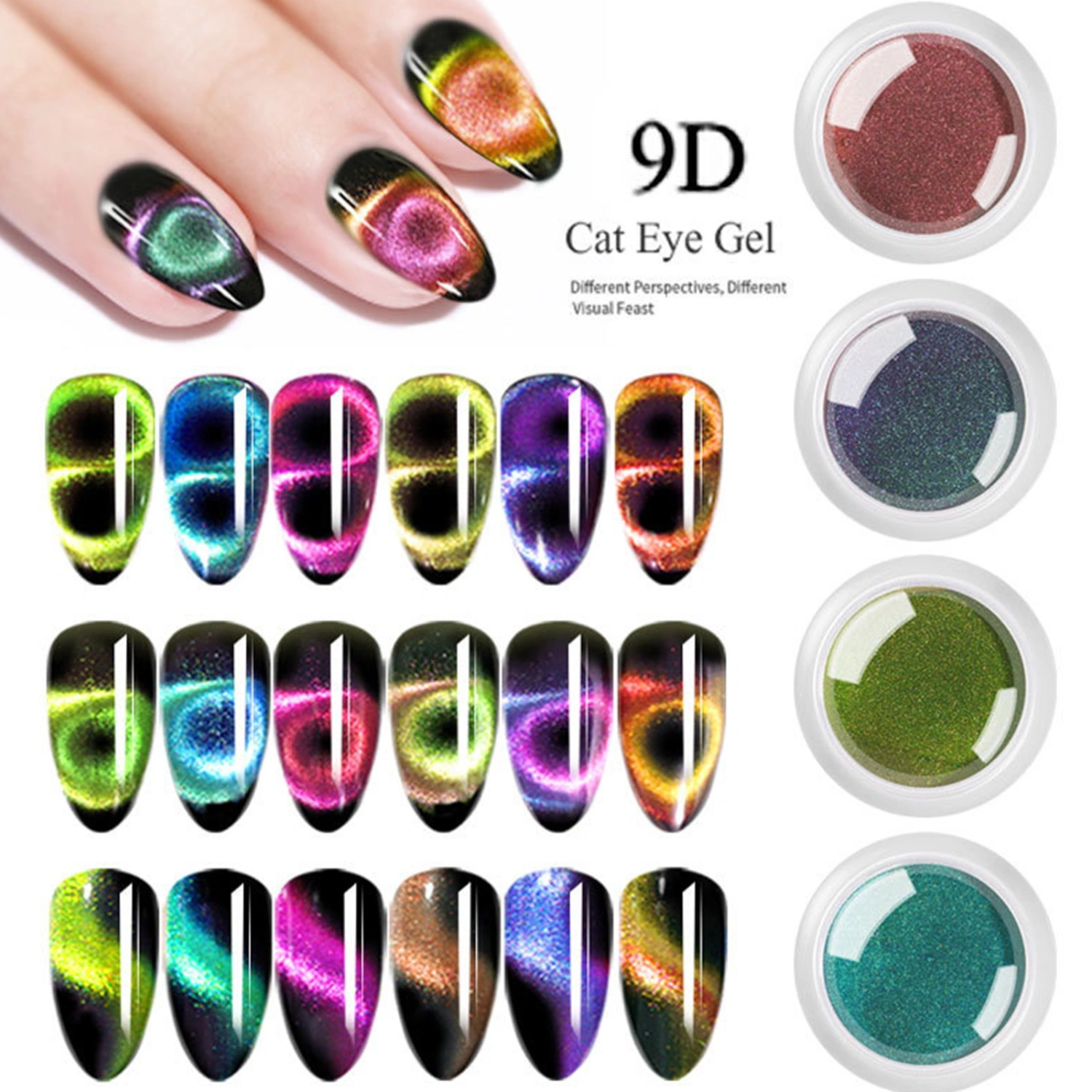 0.2G Nail Solid Powder 12 Colors Luminous DIY Nail Shiny Nail Pigment Powder Mirror Nail Glitter Powder UV Gel Polish Pigment Nail Art Decorations Accessories