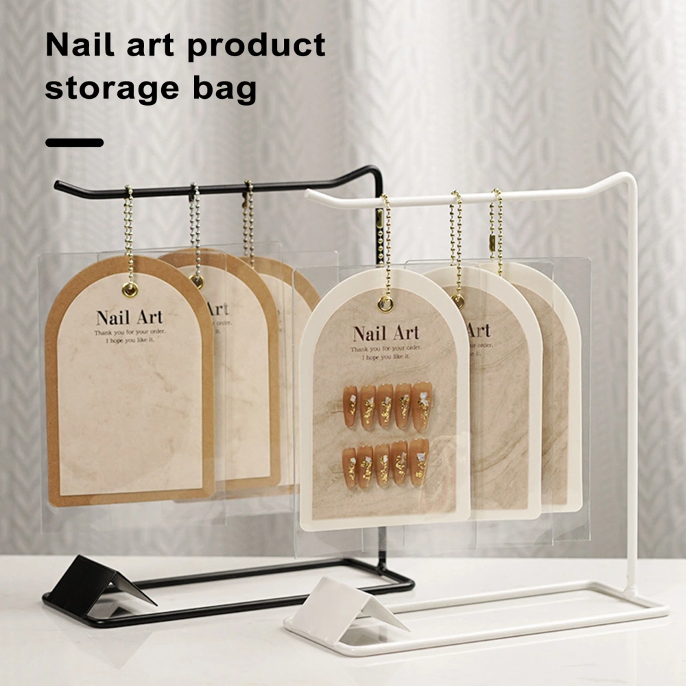 5Pcs Nail Art Bags Ins Style Dust-proof Durable Stylish Storage Solution Display Reusable Nail Art Bags