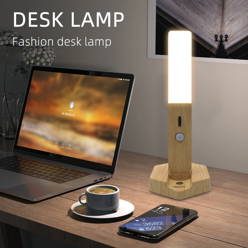 Smart Home Wooden Moving Body Induction Lamp