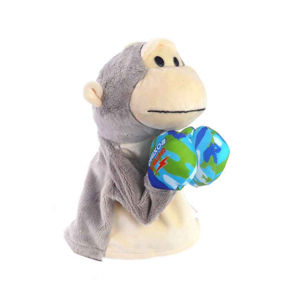 Shark Hand Puppets Toy Interactive Monkey Boxing Dolls with Sound