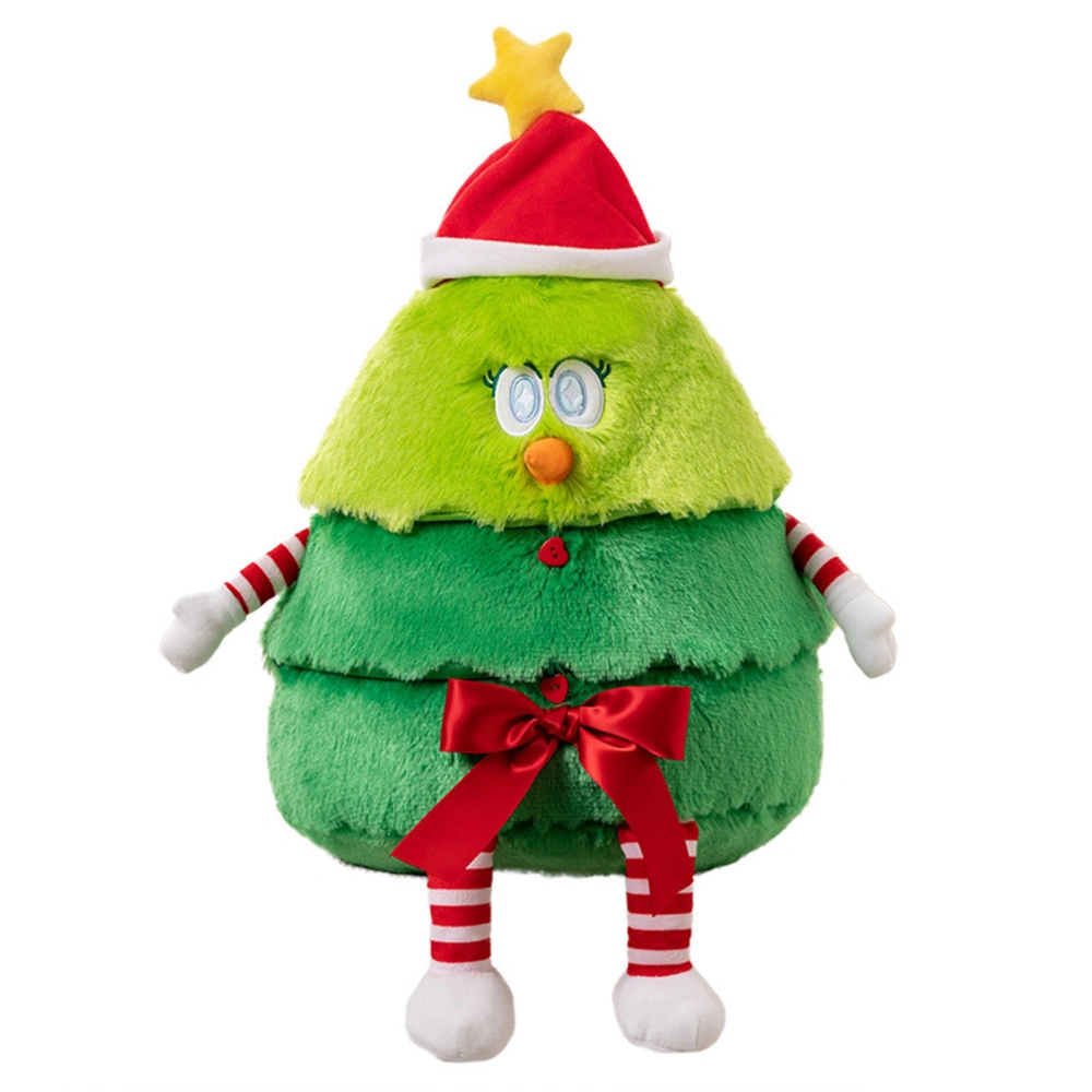 Christmas Tree Throw Pillow Soft Cute Sofa Cushion Pillow Plush Toy 