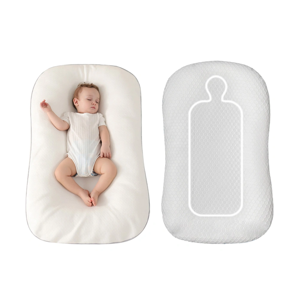 Baby Lounger, Soft Anti Flat Head Baby Bed Safe Sleeping Baby Mattress