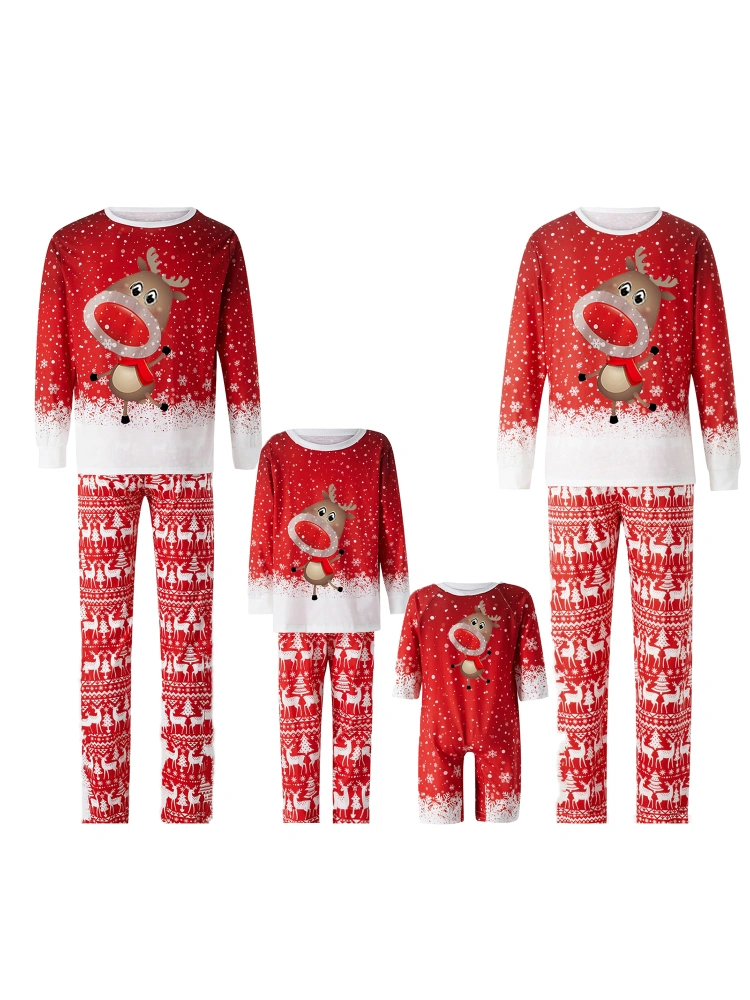 Family Matching Christmas Pajamas, Baby Romper/Pet Apparel/Tops Pants