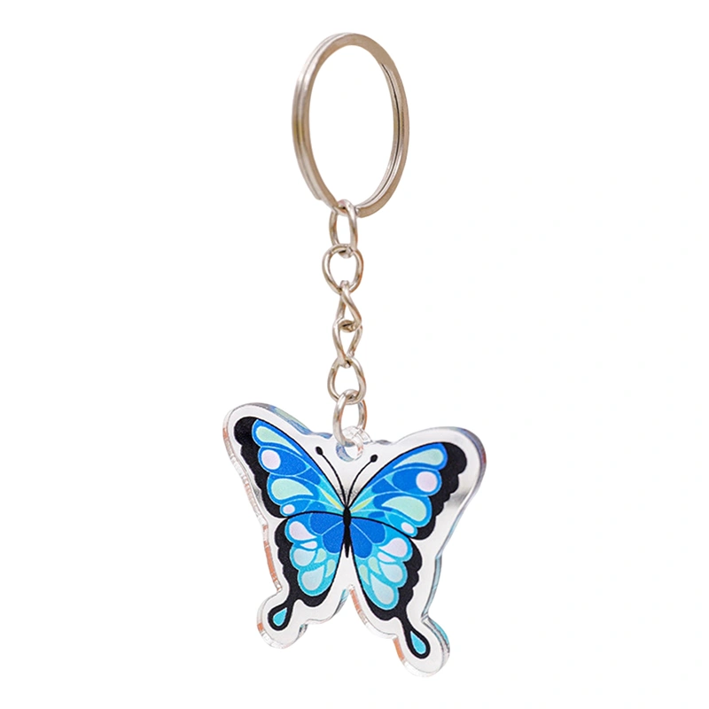 Butterfly Keychain Cute Key Ring Purse Charms Pendant for Car Keys 