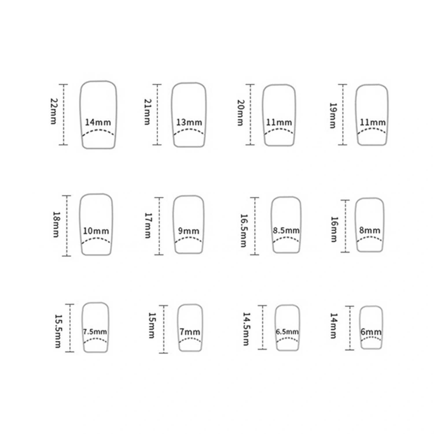 Christmas Press on Nails 24Pcs Snowman Medium Fake Square Nails