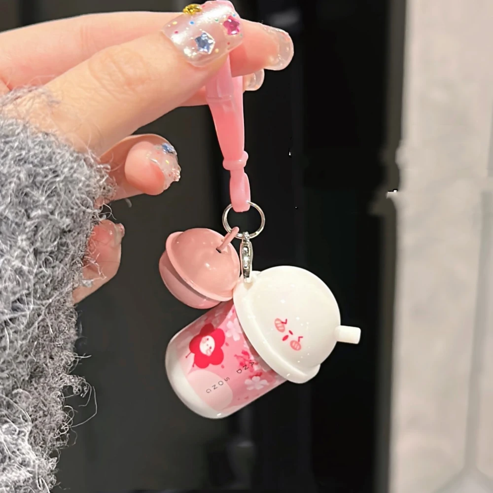 Keychain Lip Mud Milky Tea Cup Lip Lacquer One Room One Living Room Lipstick Low Protection And Gray Pink Student Party Cross-border Wholesale