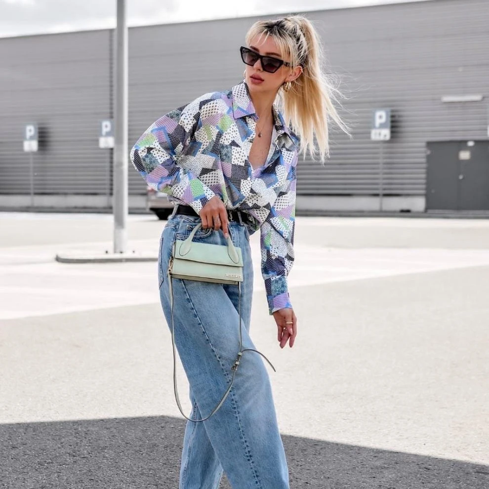 European And American Fashion All-match Long Sleeve Shirt
