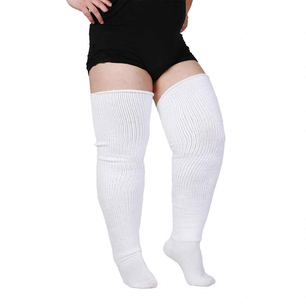 Extra Fat Women's Adult Overknee Long Boot Cotton Socks