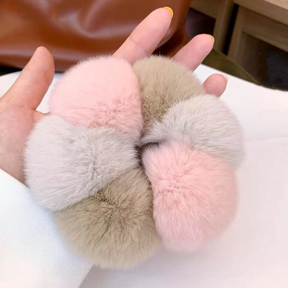 Plush Hair Ring Simple Female Cute