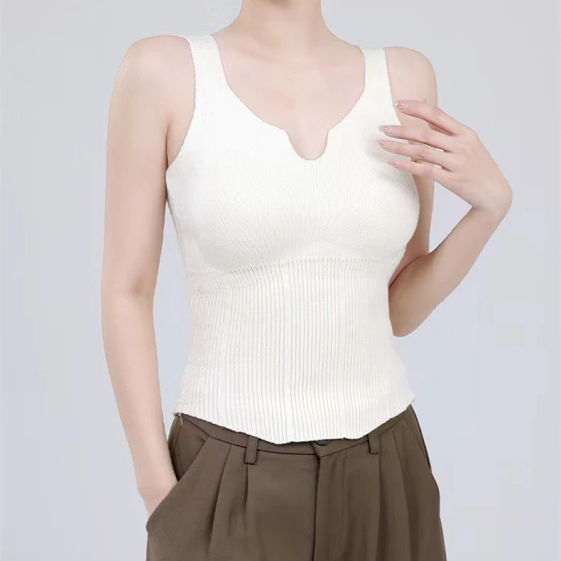 Women's Fashion Bottoming Shirt Patch Thermal Vest