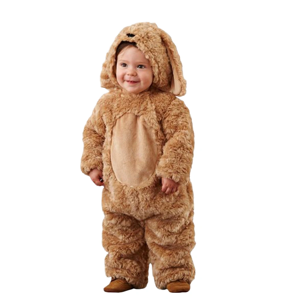 Baby Halloween Costumes Infant Animal Long Sleeve Hood Romper 