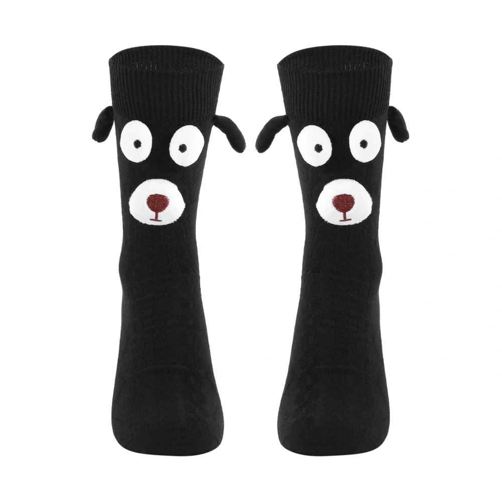 Women Crew Socks Funny Cute Dog Socks Breathable Calf Walking Socks